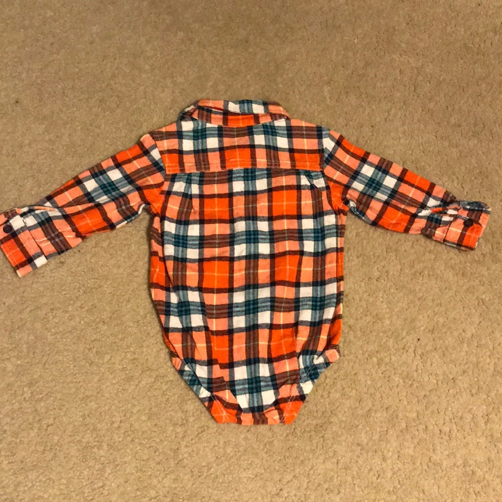 OshKosh B’gosh Plaid Onesies 12/18/24 months - Picture 5 of 8